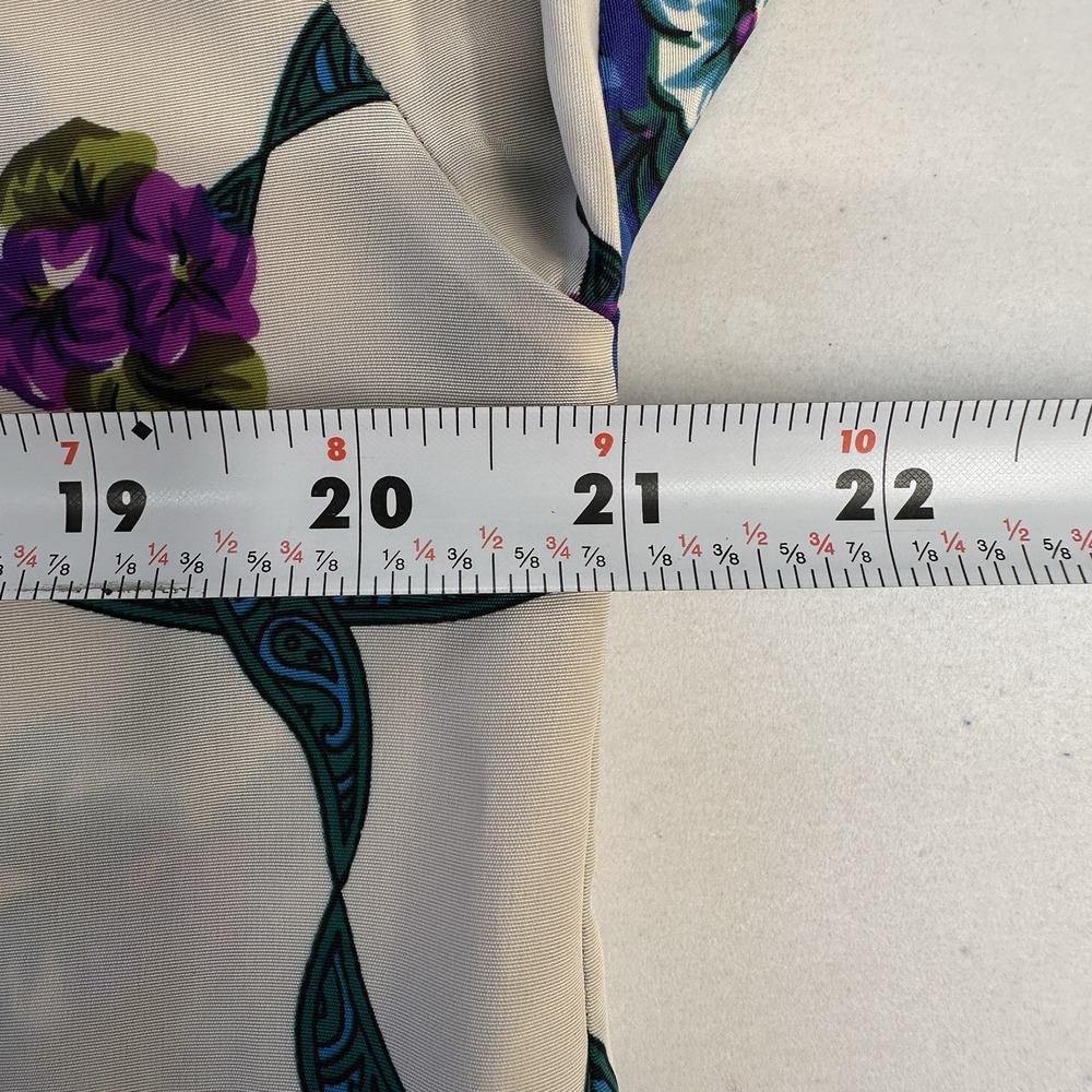 Design Elements Vintage 90s Floral Blouse Size 10 - Picture 7 of 13